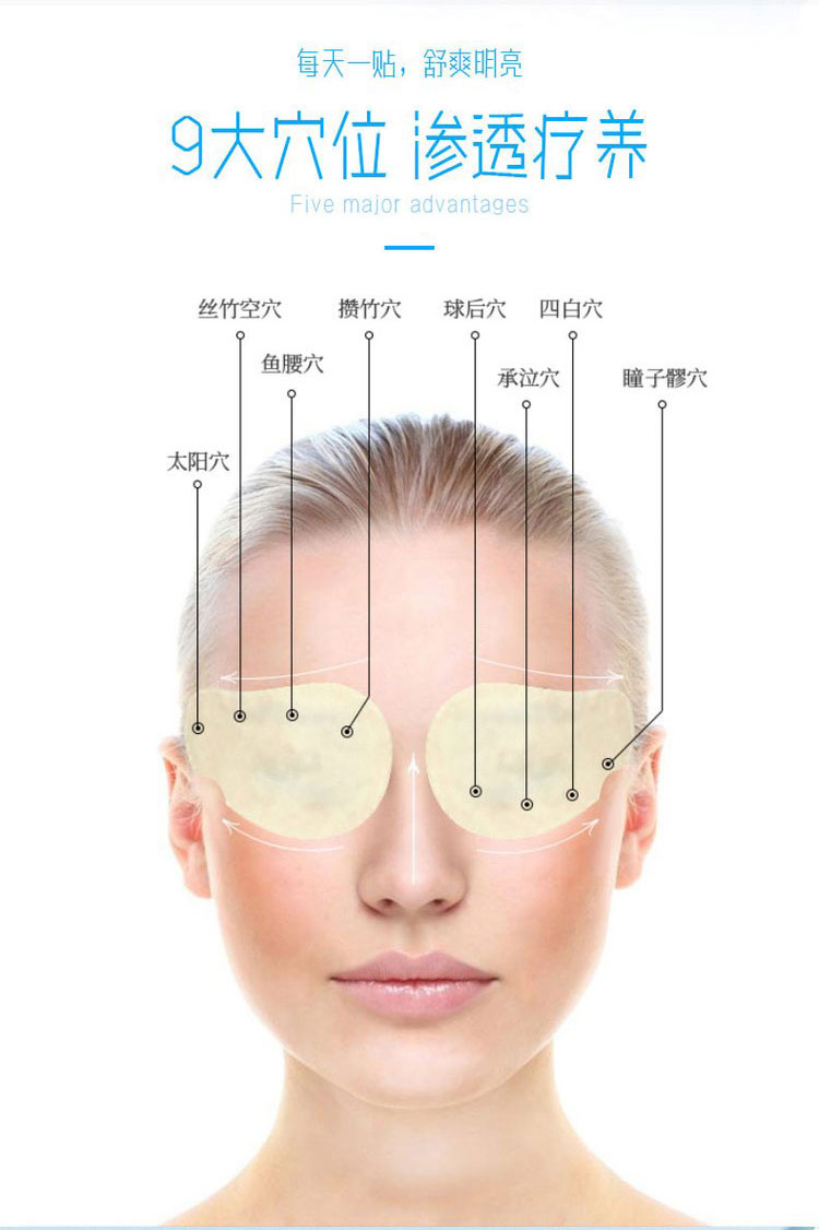 冰清視久醫(yī)用冷敷眼貼可以幫你9大穴位滲透療養(yǎng)